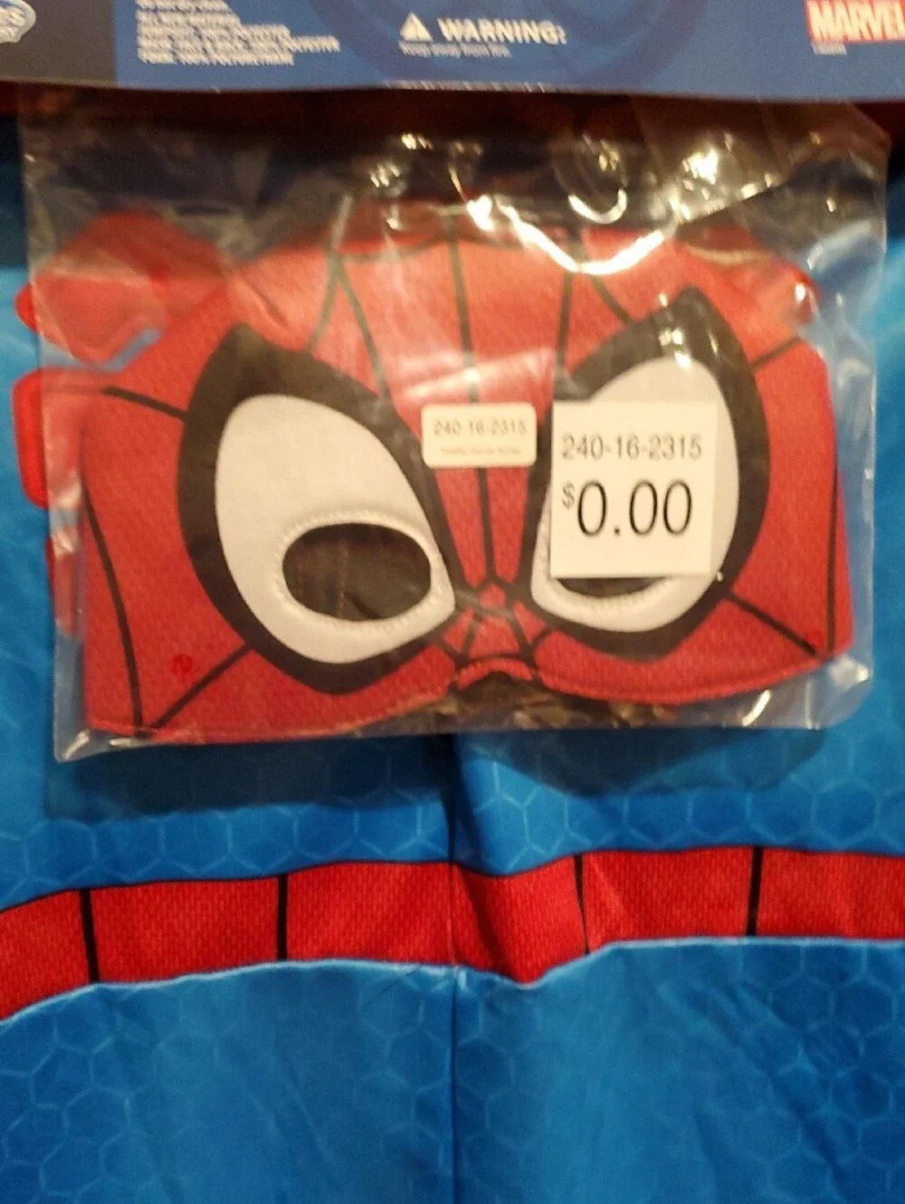Marvel Avengers Spider-Man Costume Size 2T NWT